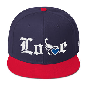 Lovin' Life - SELF LOVE - blu heart/wht Snapback Hat
