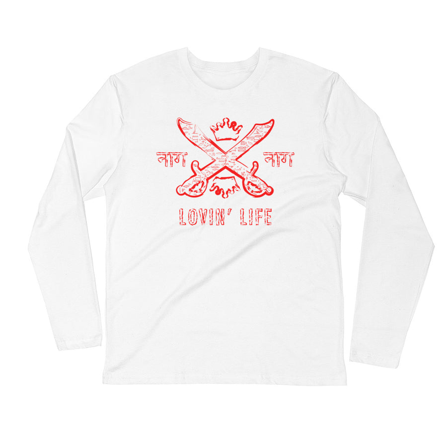 LOVIN' LIFE MEMBERS ONLY - SYNDICATE FAMILY Long Sleeve - red