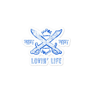 LOVIN' LIFE MEMBERS ONLY - SYNDICATE FAMILY - BLU stickers