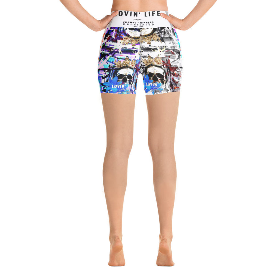 LOVIN' LIFE MEMBERS ONLY - DIVINITY CRES Yoga Shorts