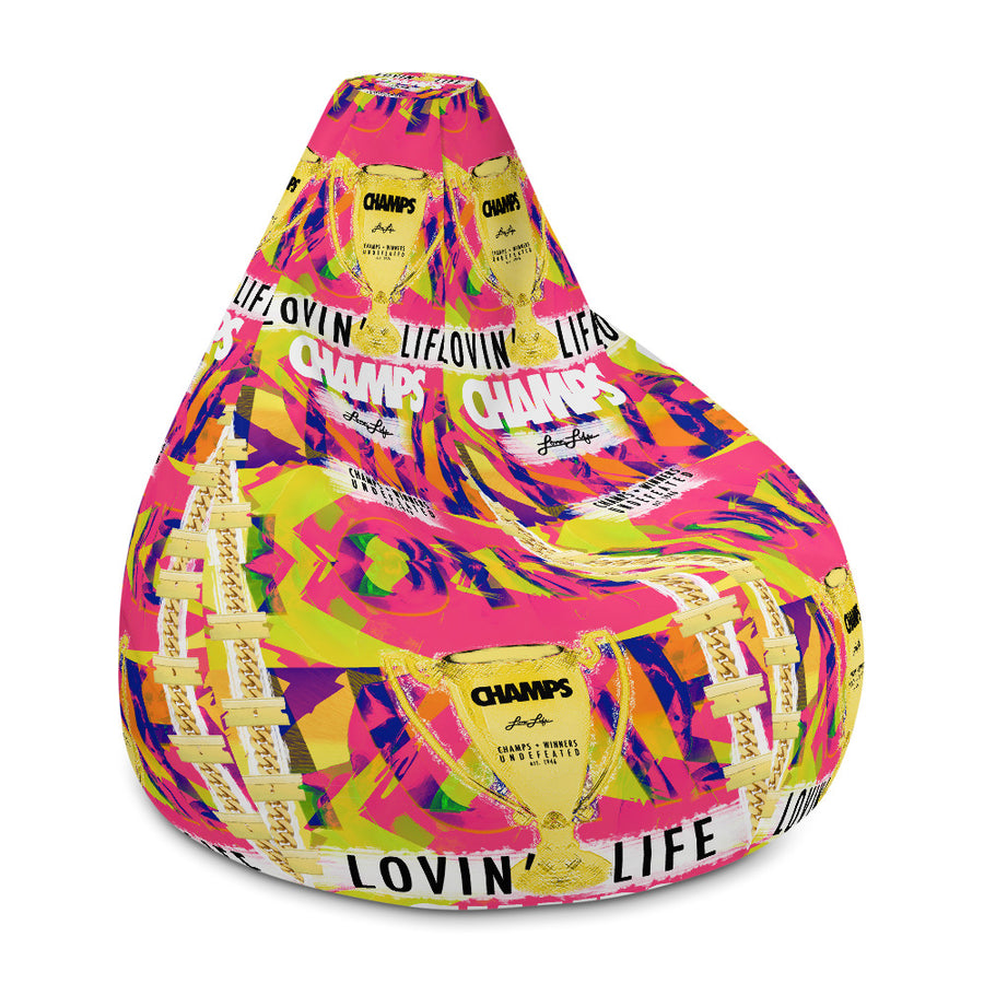 LOVIN' LIFE MEMBERS ONLY - CHAMPS RAZORS & CUBAN LINXS 01 - Bean Bag Chair w/ filling