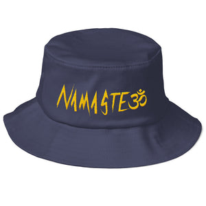 Namaste gold Old School Bucket Hat