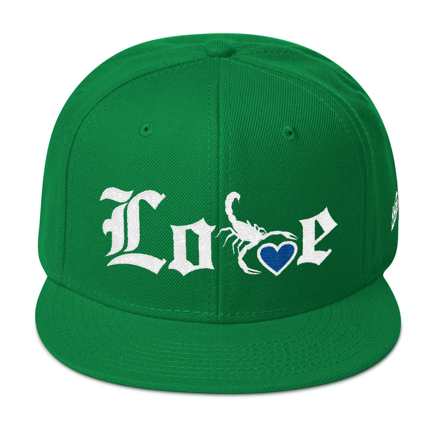 Lovin' Life - SELF LOVE - blu heart/wht Snapback Hat