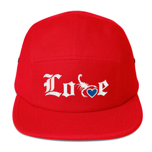 Lovin' Life - SELF LOVE - blu heart/white Five Panel Cap
