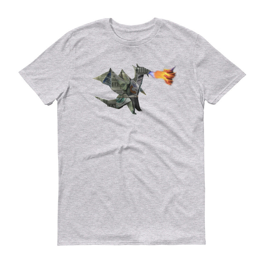 Origami Money Dragon Short sleeve t-shirt