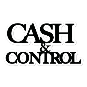 Cash&Control - Bubble-free stickers