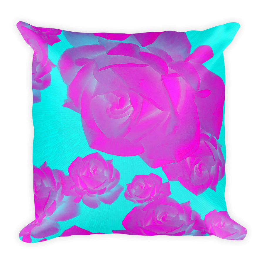 Rosey PG Square Pillow 18”x18”