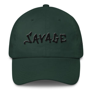 Savage blac 3D-Puff embroidered DAD hat