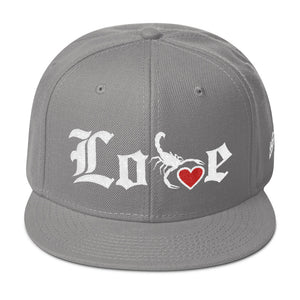 Lovin' Life - SELF LOVE - red heart/white Snapback