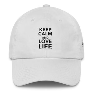 Keep calm and love life DAD hat