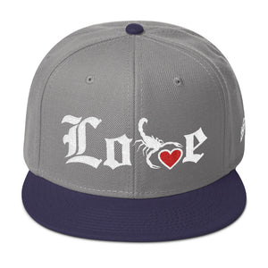 Lovin' Life - SELF LOVE - red heart/white Snapback