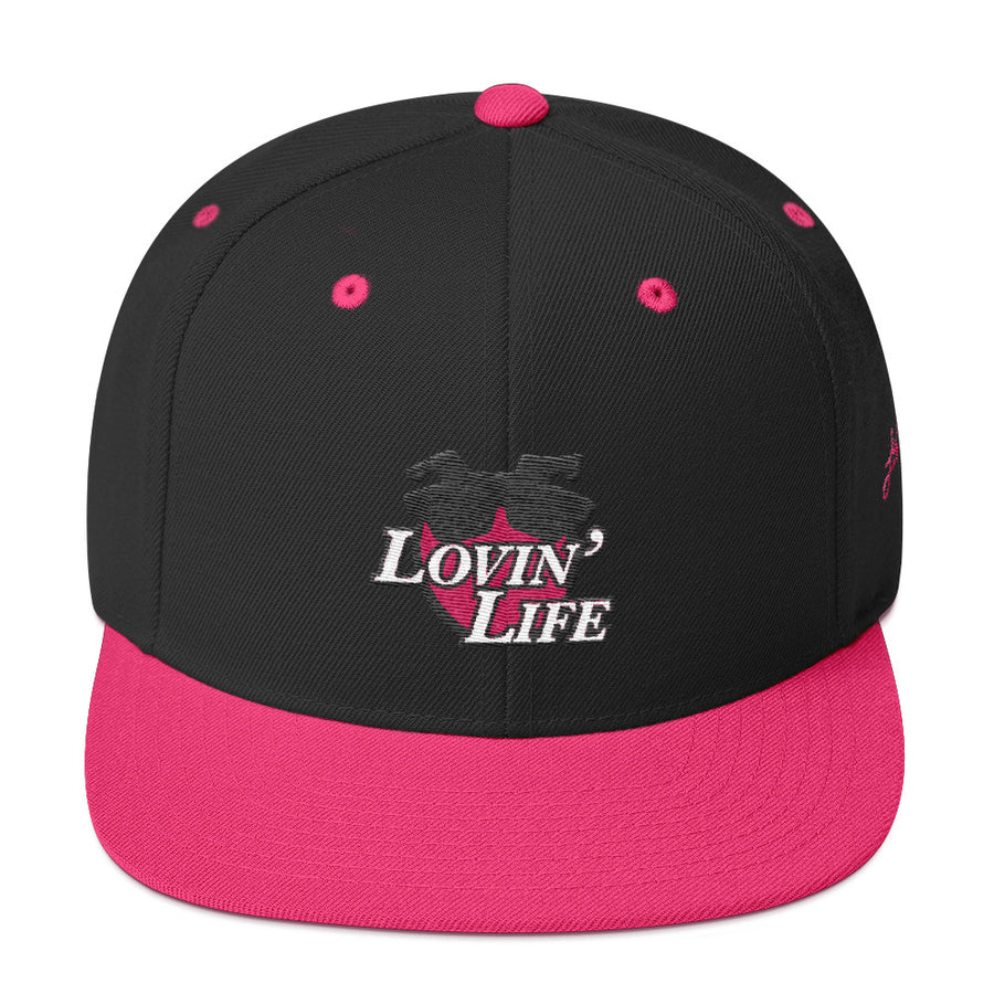 LOVIN' LIFE - all smiles flamingo -  Snapback Hat