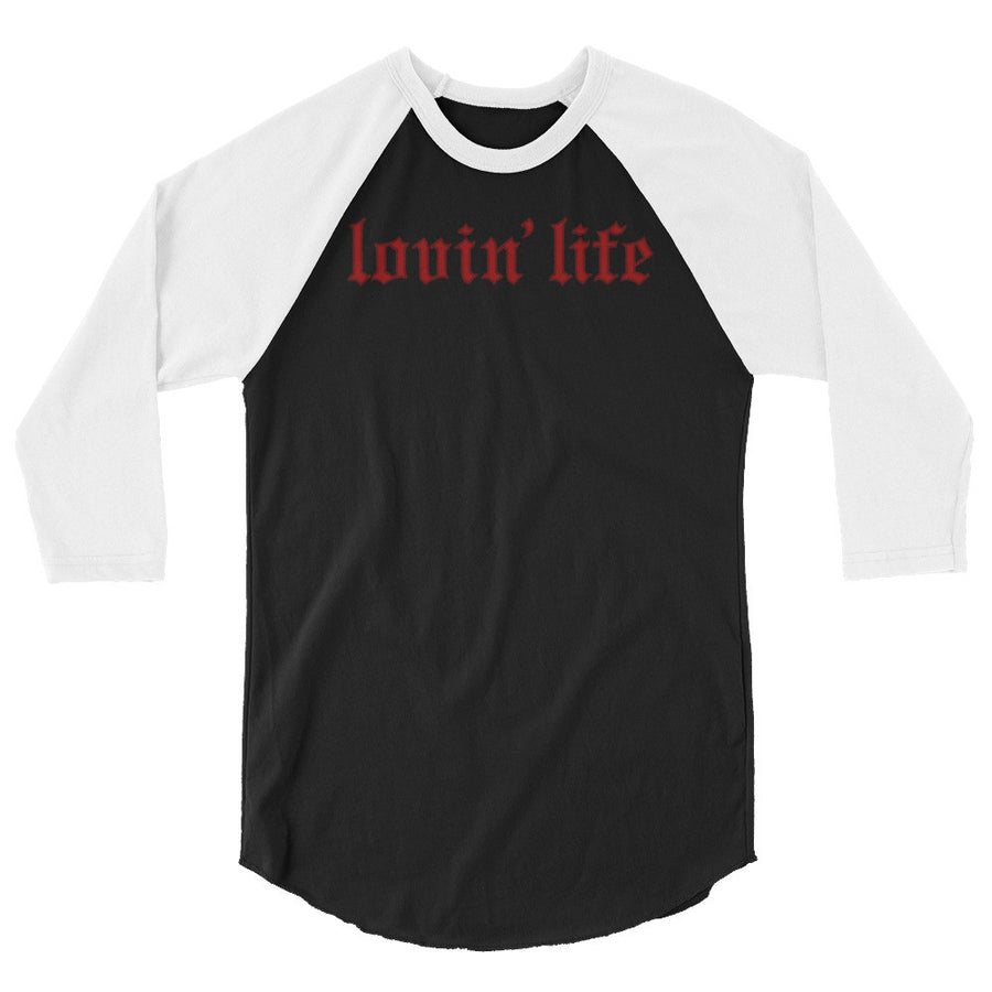 Original Lovin' Life 3/4 sleeve raglan shirt