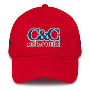 C&C red stripe DAD HAT