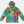 Load image into Gallery viewer, BLUE AND RED MAKE GREEN $$$$$ Windbreaker
